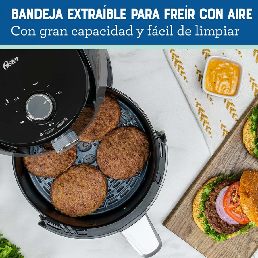 Freidora de aire Oster 1.8 Lts Negra