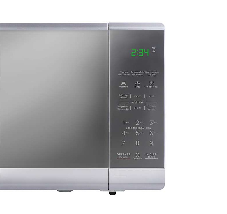 Horno Microondas MIDEA 20 Litros Puerta espejo gris