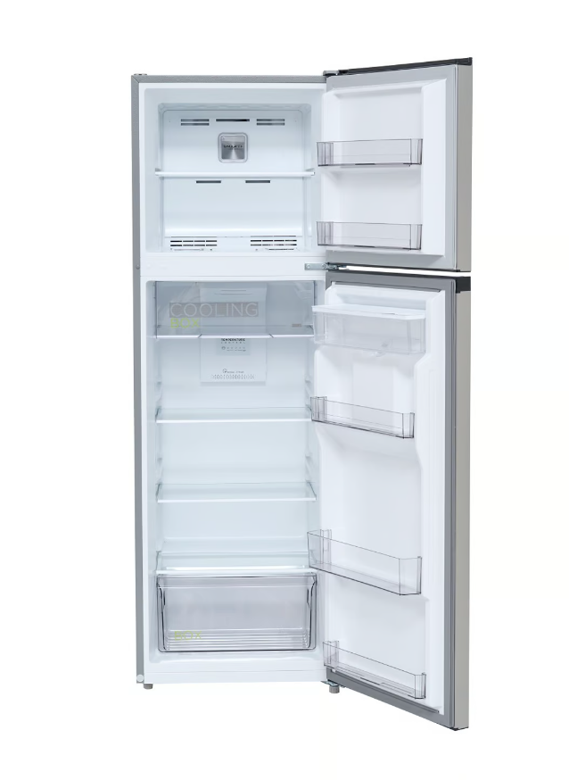 Refrigeradora MIDEA 263 Lts color Inox c/dispenser No frost MDRT38
