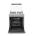 COCINA MIDEA 24" 4 HORNILLAS MGS24FS Silver cubierta inox con instalación