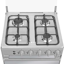 COCINA MIDEA 24" 4 HORNILLAS MGS24FS Silver cubierta inox con instalación