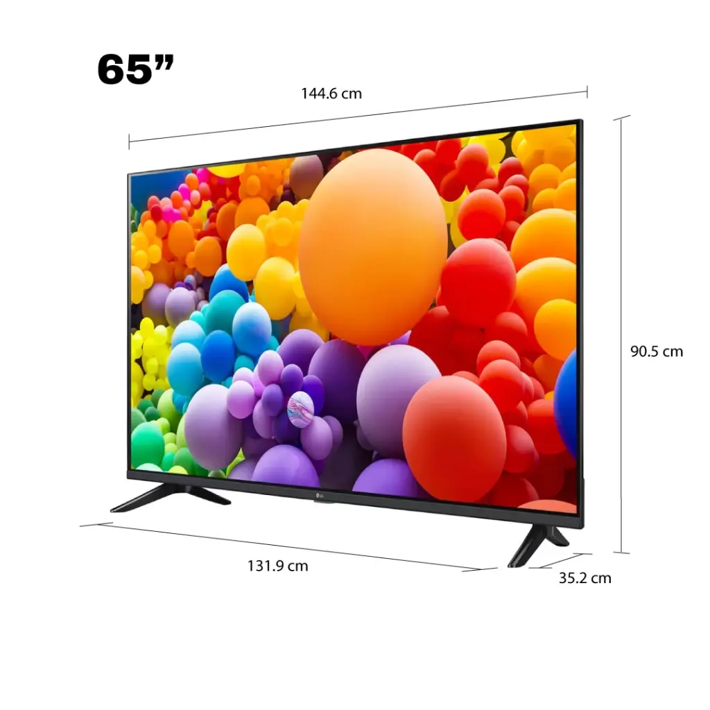 Televisor LG 65" UHD Thinq Ai 65UT7300 modelo 2024 