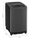 LAVADORA 13 KG Carga superior Smart Inverter Gris WT13DPBK Mod 2024