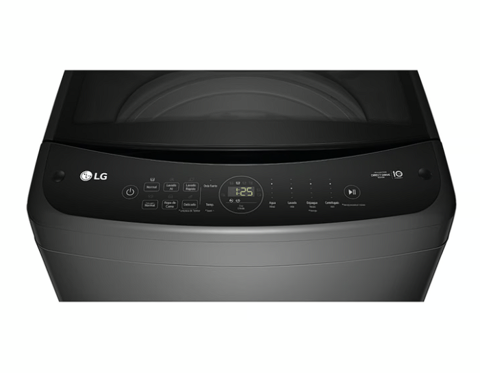 Lavadora LG 19KG WT19BV6 Motor directo Negro