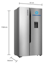 Refrigeradora Indurama 514L Side by Side - Modelo RI-788D Croma