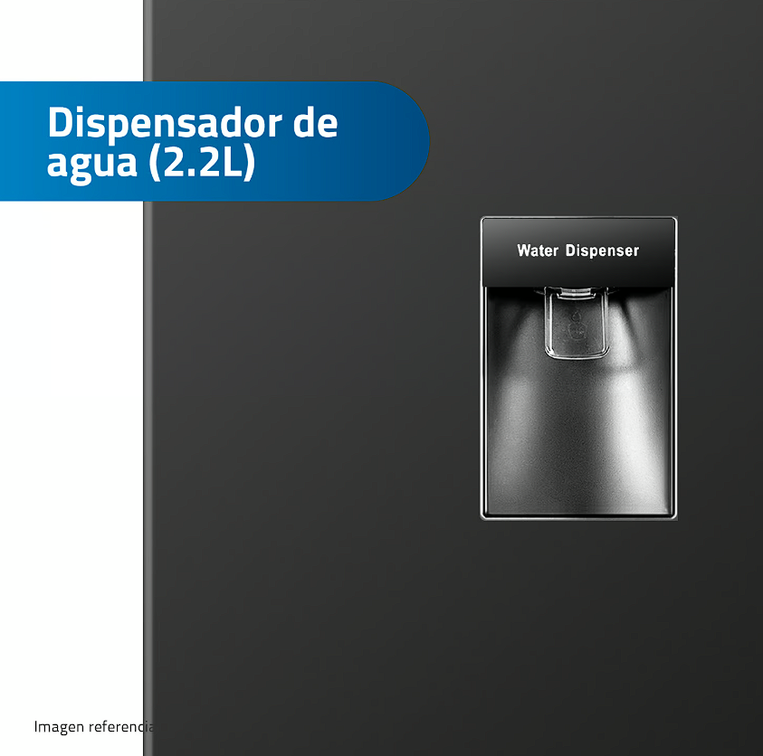 Refrigeradora Indurama 246Lts. Ri-389DI motor Inverter c/dispenser Croma (copia)