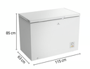 Congeladora Indurama 297Lts, CI-320BL Blanco
