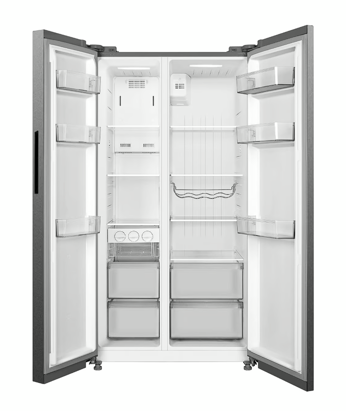 Refrigeradora Midea Side By Side 511 L Color Inox