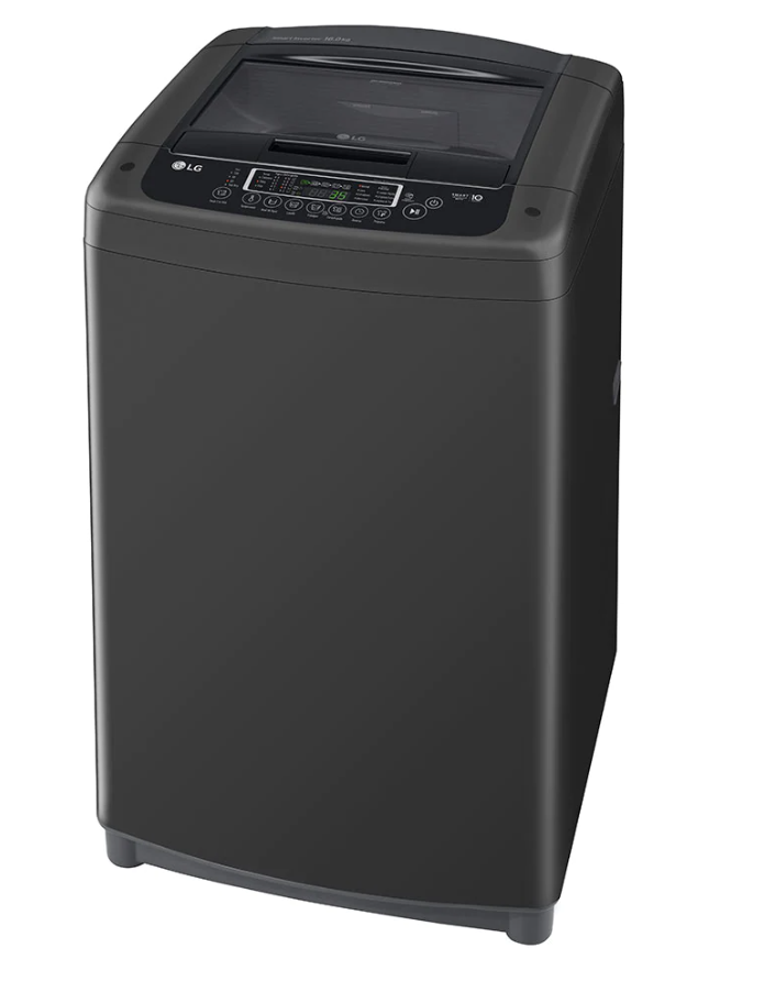 Lavadora de 16kg carga superior Smart Inverter con TurboDrum™, negro claro