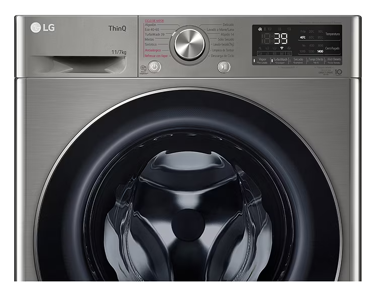 Lavaseca de 11 kg de Lavado y 07 kg de Secado, carga frontal con AI - Modelo WD11PVC3S6