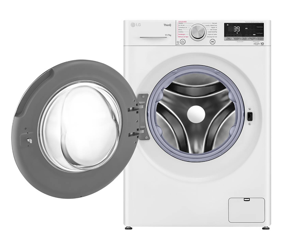 Lavaseca de 11 kg de Lavado y 07 kg de Secado, carga frontal con AI - Modelo WD11PVC3S6