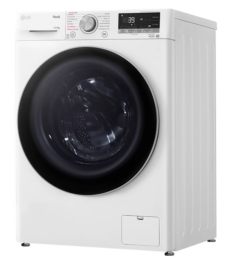 Lavaseca de 11 kg de Lavado y 07 kg de Secado, carga frontal con AI - Modelo WD11PVC3S6