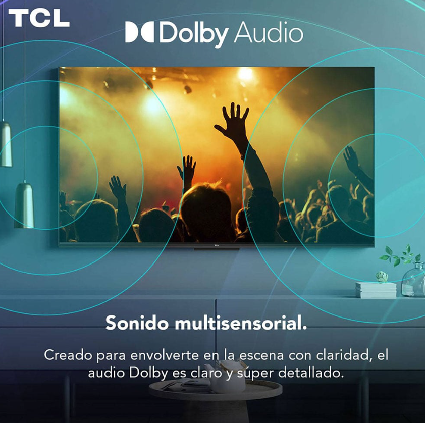 Televisor TCL UHD 4K 55" SMART TV GOOGLE TV - Modelo 55P635