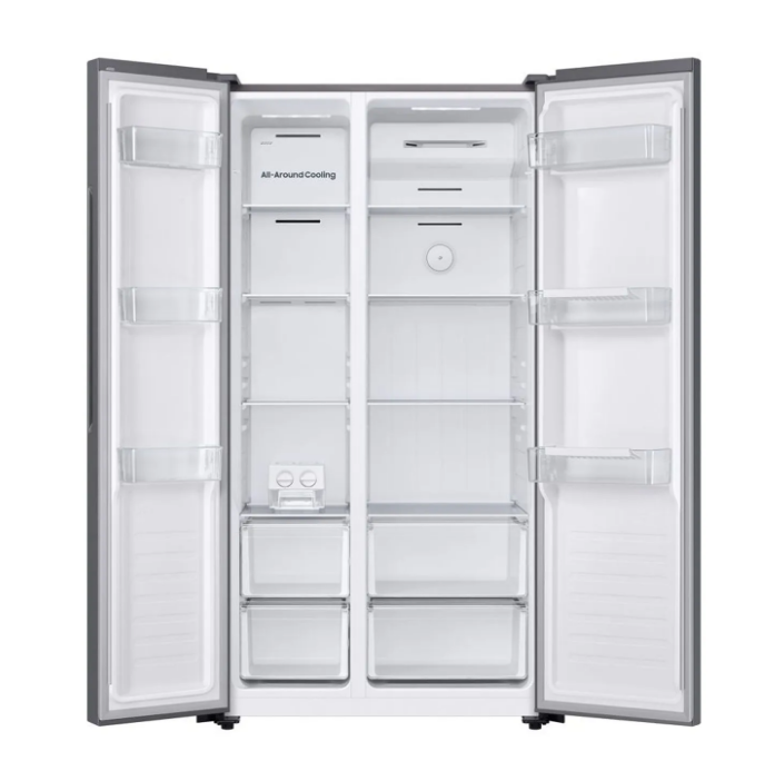 Refrigeradora Samsung Side by Side Gris 490Lt RS52B3000M9