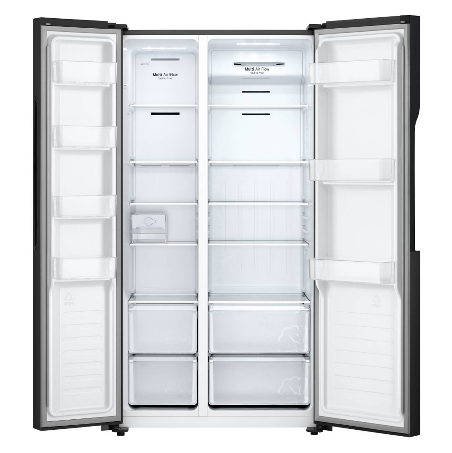 Refrigeradora LG Side By Side GS51MPD, 509L, Panel Led Táctil Negro 2024