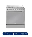 COCINA MIDEA 30" 5 HORNILLAS VENUS  Puerta Silver cubierta inox c/grill CON instalación - MID30VENUSPC 