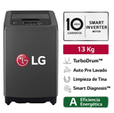 LAVADORA 13 KG Carga superior Smart Inverter Negra WT13BPBK Mod 2024