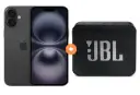 Celular iPhone 16 128GB 8GB RAM 6.1" Pulgadas Color Negro + Parlante JBL GO ESSENTIAL Negro - CO757 