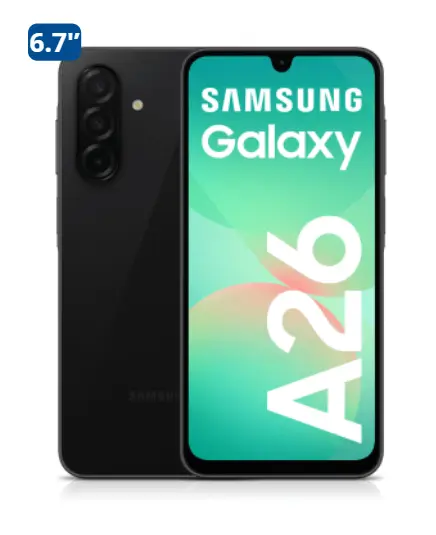 Celular Samsung Galaxy  A26 6.7" 6GB RAM 128GB Negro 5G  