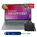 LAPTOP LENOVO IDEAPAD SLIM 3 AMD RYZEN5 7520U(4N/8SUB), 8GB, 512GB SSD, 15.6" FHD, WINDOWS 11, COLOR: ARCTIC GREY + MALETIN LENOVO. 