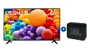 Televisor LG 65"" 4K UHD Thinq Ai 65UT7300 c/LG Magic Control + Parlante JBL GO ESSENTIAL Negro - CO752