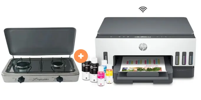 COCINA "SUPERIOR" DE MESA 2 HORNILLAS, ACERO BRILLANTE,POTENCIA 1.95KW x 2 CON CONEXIÓN + IMPRESORA MULTIFUNCIONAL HP Smart Tank 720 Duplex, Tinta Continua, Color, Wi-Fi, Smart App, Escaner.- 4508029 - 10