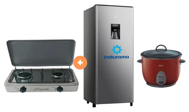 COCINA "SUPERIOR" DE MESA 2 HORNILLAS, ACERO BRILLANTE,POTENCIA 1.95KW x 2 CON CONEXIÓN + REFRIGERADORA INDURAMA 177 Lt RI-289D Croma+ OLLA ARROCERA OSTER 1.8 LTS - 4508029 - 14