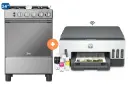 COCINA MIDEA 24" MGS24 4 HORNILLAS HIERRO CON CONEXIÓN + IMPRESORA MULTIFUNCIONAL HP Smart Tank 720 Duplex, Tinta Continua, Color, Wi-Fi, Smart App, Escaner - 4507185- 9