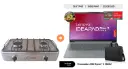 COCINA "SUPERIOR" DE MESA 2 HORNILLAS, ACERO BRILLANTE,POTENCIA 1.95KW x 2 CON CONEXIÓN + LAPTOP LENOVO IDEAPAD SLIM 3 AMD RYZEN5 7520U(4N/8SUB), 16GB, 512GB SSD, 15.6" FHD, WINDOWS 11, COLOR: ARCTIC GREY + MALETIN LENOVO - 4507367 - 11