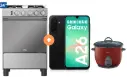 COCINA MIDEA 24" MGS24 4 HORNILLAS HIERRO CON CONEXIÓN + Celular Samsung A26 6gb, 128 GB + Olla arrocera Oster 1.8 Lts - 4507183 - 6