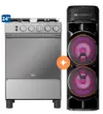 COCINA MIDEA 24" MGS24 4 HORNILLAS HIERRO CON CONEXIÓN + Torre de sonido LG XBOOM RNC9 Multi-Bluetooth Karaoke Star - 4507183 - 8