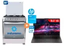 COCINA INDURAMA 30" 6 HORNILLAS PARMA + LAPTOP HP NOTEBOOK 250G10 INTEL CORE i3 N305 1.80/3.80 GHZ , 8GB(8*1) DDR4 3200MHz (EXP 32GB - 2SODIMM), 256GB SSD, 15.6" HD,WINDOWS 11, COLOR: PLOMO OSCURO. - 4506419 - 9
