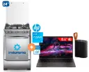 COCINA INDURAMA 24" 4 HORNILLAS GRANADA +  LAPTOP HP NOTEBOOK 250G10 INTEL CORE i3 N305 1.80/3.80 GHZ , 8GB(8*1), 256GBSSD, 15.6" HD,WINDOWS 11, COLOR: PLOMOOSCURO + PARLANTE  XIAOMI SOUND POCKET 5 W BT 5.4 NEGRO. - 4506407 - 6 