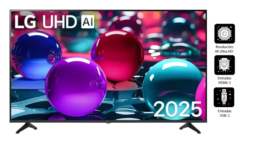 TELEVISOR LG 65" 4K ULTRA HD THINK AI C/MAGIC CONTROL 65UA7300PSB MODELO 2025