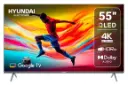 TELEVISOR 55” HYUNDAI QLED, GOOGLE TV UHD 4K HYLED5529QG