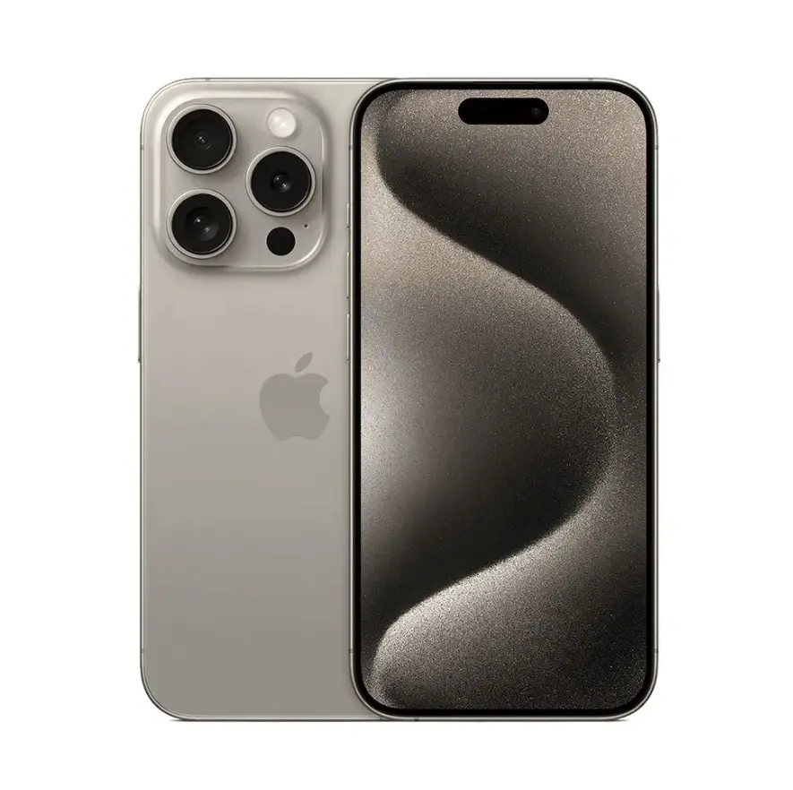Celular Iphone 15 PRO MAX 5G 256 GB, 6.9" Reacondicionado NATURAL TITANIUM