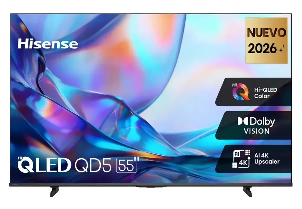 TELEVISOR SMART TV HISENSE 4K ULTRA HD 55" 55QD5SV VIDAA
