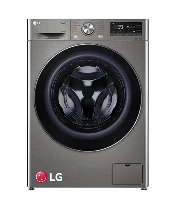 Lavaseca LG 11KG lavado 7KG secado, CARGA FRONTAL, PLATEADO WD11PVC3S6