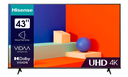 Televisor HISENSE 4K UHD 43" SMART TV Vidaa - Modelo 43A6K