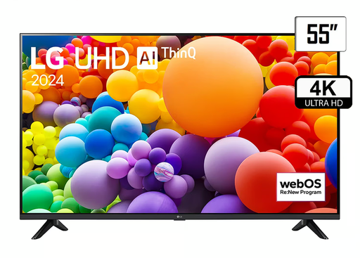 Televisor LG 55" UHD Thinq Ai 55UT7300 modelo 2024 