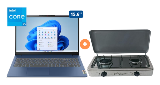 COCINA "SUPERIOR" DE MESA, ACERO BRILLANTE 2 HORNILLAS FADIC,POTENCIA 1.95KW x 2 CON CONEXIÓN + LAPTOP LENOVO IDEAPAD SLIM 15.6" Intel Core i5 1245OH 16GB DDR4 RAM 512GB SSD Windows 11 Abyss Blue, Wifi6 - 4507367-13