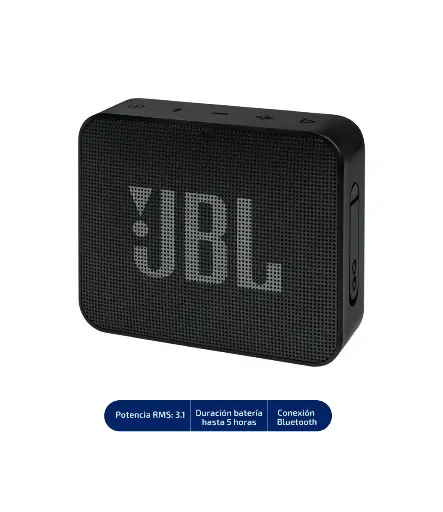 Parlante JBL Go Essential Black- JBLGOESSBK
