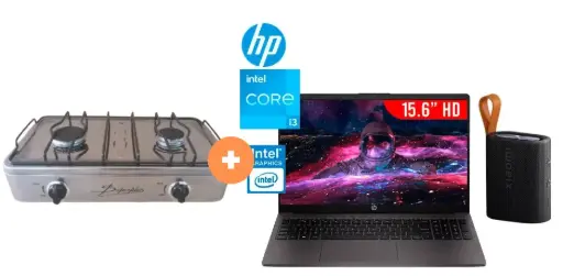 COCINA "SUPERIOR" DE MESA 2 HORNILLAS, ACERO BRILLANTE,POTENCIA 1.95KW x 2 CON CONEXIÓN + LAPTOP HP NOTEBOOK 250G10 INTEL CORE i3 N305 1.80/3.80 GHZ , 8GB(8*1) DDR4 (3200MHZ)(EXP32GB-2SODIMM), 256GBSSD, 15.6" HD,WINDOWS 11, COLOR: PLOMOOSCURO + PARLANTE  XIAOMI SOUND POCKET 5 W BT 5.4 NEGRO 4507368 - 6