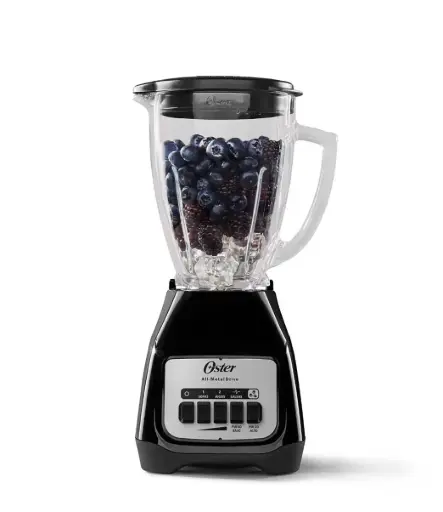 LICUADORA OSTER KALIMAN  2 VEL. 550w VASO VIDRIO 1.5 LT  C.NEGRO,  BLSTKAG-NEGRA