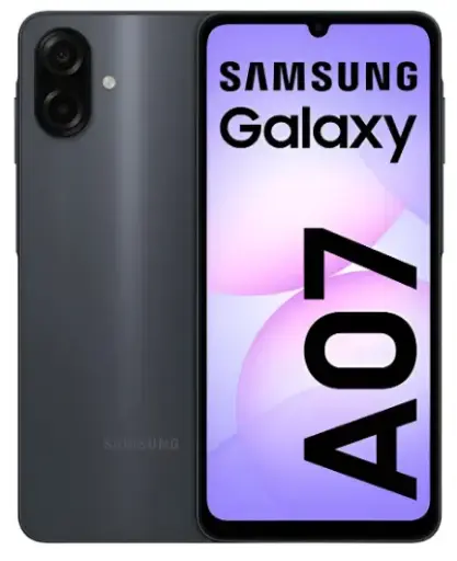 CELULAR SAMSUNG GALAXY A07 128GB 4GB NEGRO