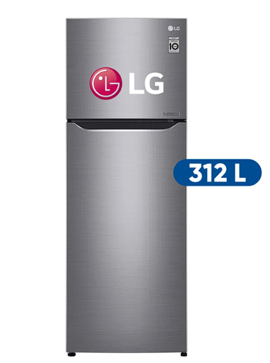 LG REFRIGERADORA 312 LT inverter Plateado - Modelo GT32BPPDC