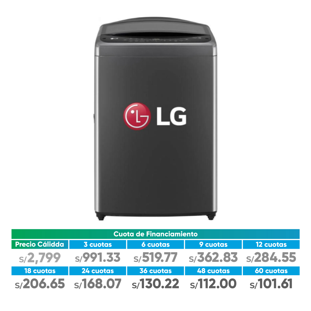 Lavadora LG F4WV7010S2W Blanco 10.5Kg Wifi Vapor - Devoraprecios