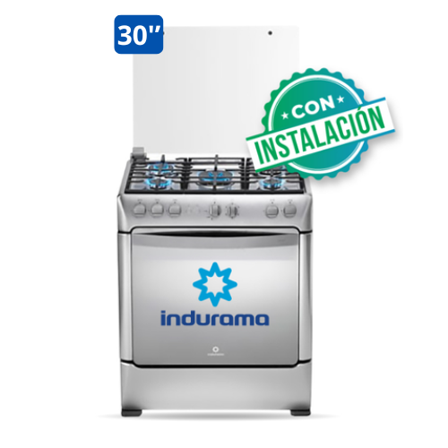 COCINA INDURAMA 30" 5 HORNILLAS FIRENZE