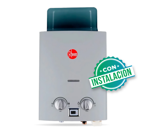 Terma a gas Rheem GN 5.5 litros Tiro natural
