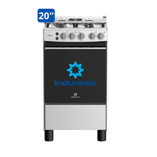 COCINA INDURAMA 20" 4 HORNILLAS CASSAT con instalación